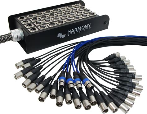 Unleash Sonic Brilliance with Crystal Clear Clarity: Experience 32 Channels of Audio Magic with our 100ft Audio Snake System!