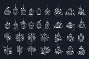 Download 32 Set Birdcage Decoration Collection Commercial Use DXF Files
