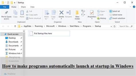 32. Automatically launch programs