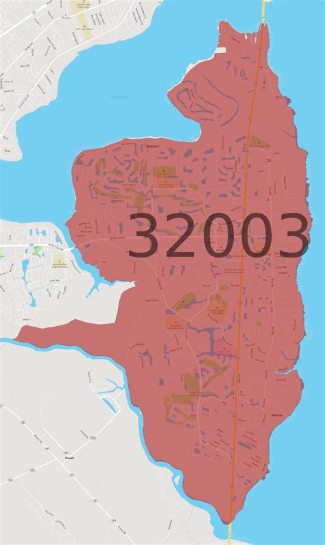 32003 Zip Code Map