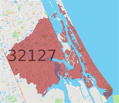 32127 Zip Code Map