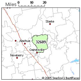 32609 Zip Code Map