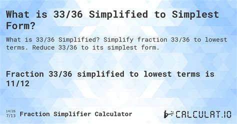 33/36 simplified