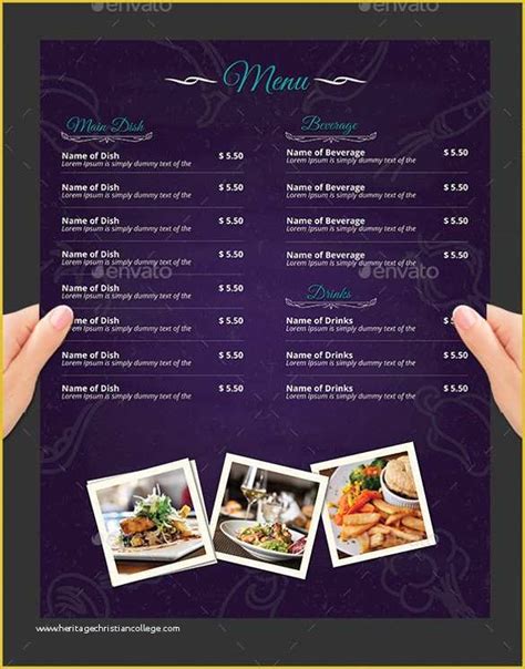 33+ Menu Templates - Free Sample, Example Format Download