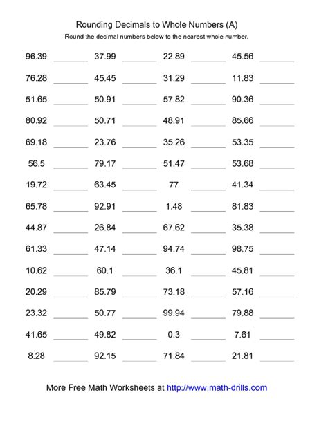 33 Rounding Decimals Worksheet Pdf - support worksheet