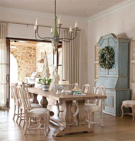 33 Charming And Beautiful Provence Dining Spaces Charming dining room