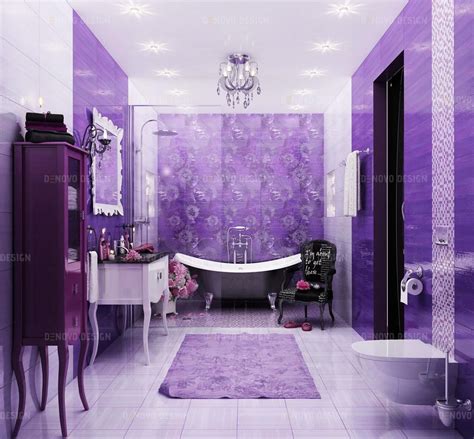 33 Cool Purple Bathroom Design Ideas DigsDigs