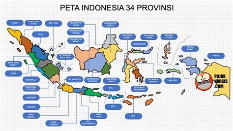 34 Provinsi Di Indonesia Dan Ibukotanya Secara Berurutan Brainly