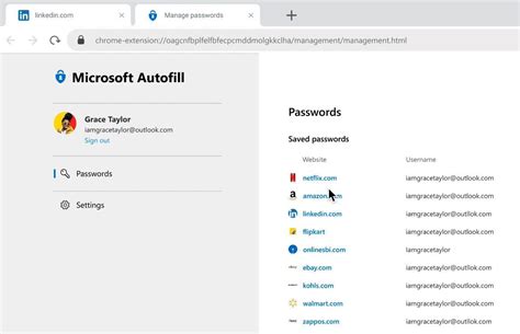 34. Autofill Passwords