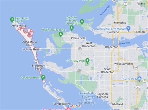 34217 Zip Code Map