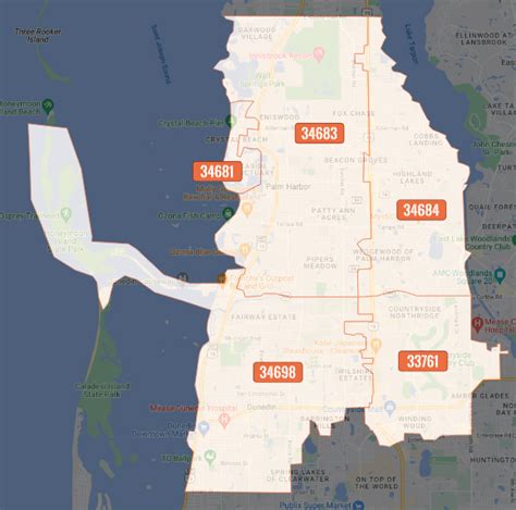 34685 Zip Code Map
