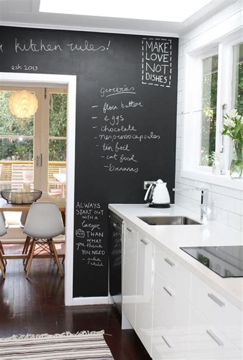 35 creative chalkboard ideas for kitchen décor interior decorating