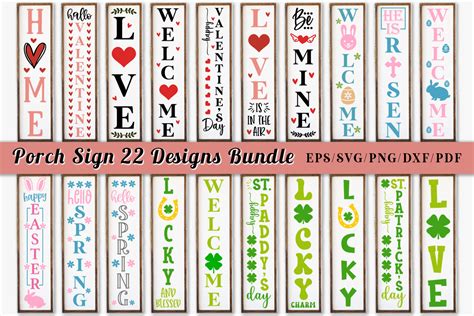 Download 35+ Porch Sign Bundle
 Background Cameo