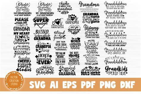 Download 35 Grandma Quotes Bundle Printable