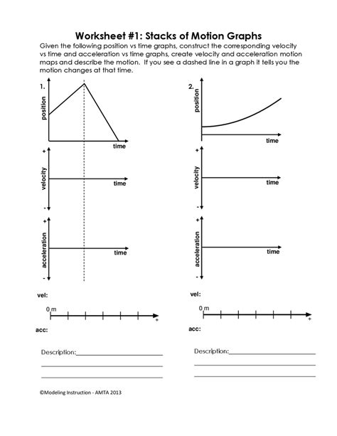 35 Motion Graphs Worksheet Answers - support worksheet