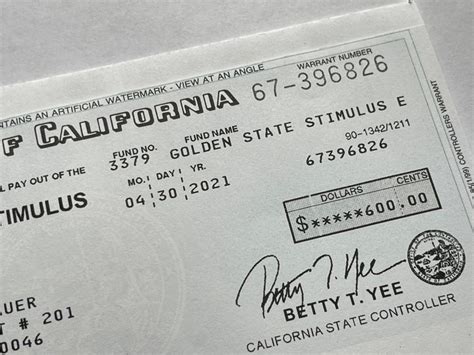 350 Stimulus Check California