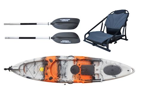 Pelican 12ft 350 Lb Capacity Kayak W/ Paddle Enforcer 120X Angler for