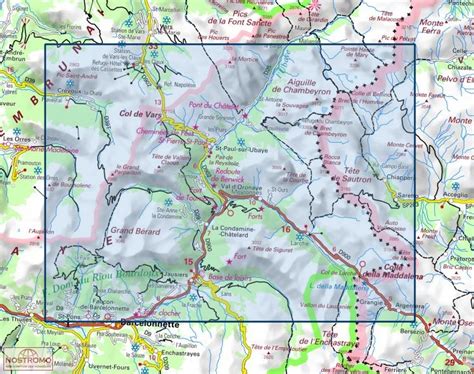 3538ET Aiguille de Chambeyron Cols de Larche et de Vars