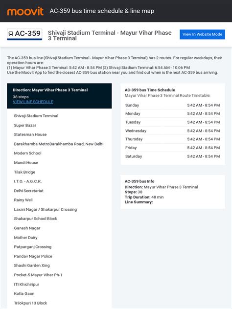 359 pace bus schedule pdf