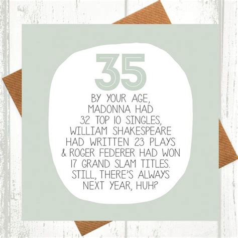 35th Birthday Funny Quotes