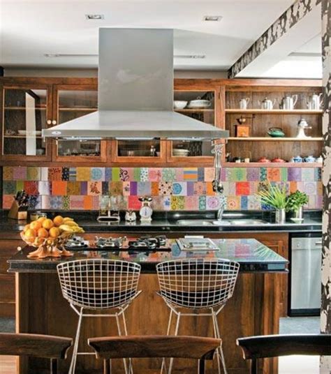 6 colorful kitchen backsplash ideas mercury mosaics