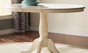 August Grove 36" Extendable Round Pedestal Dining Table & Reviews Wayfair