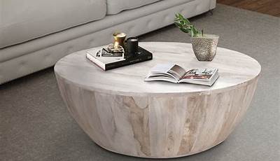 36 Inch Round Coffee Tables
