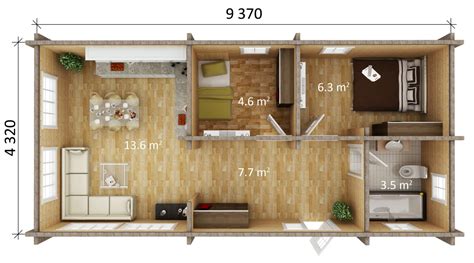 36 Sqm Small House Design 6m x 6.m Engineering Discoveries