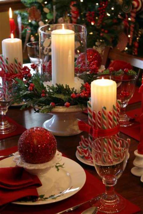 Christmas Centerpieces With Candle 36 Impressive Christmas Table