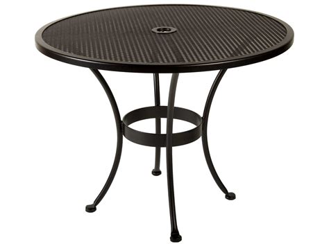 Hampton Bay 36inch Round Patio Dining Table with Slat Top The Home