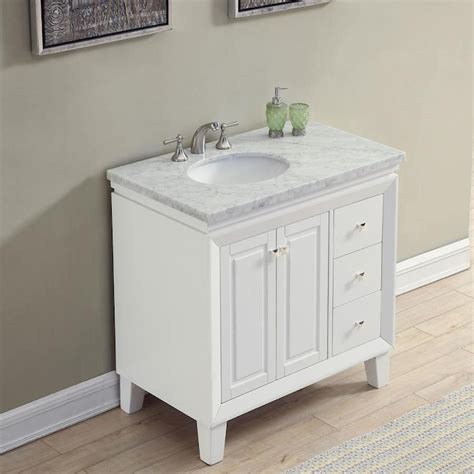 36 inch vanity for real marble to