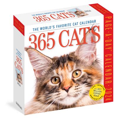 365 Cats PageADay Calendar World Market
