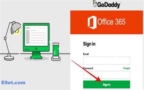 365 login godaddy hosting