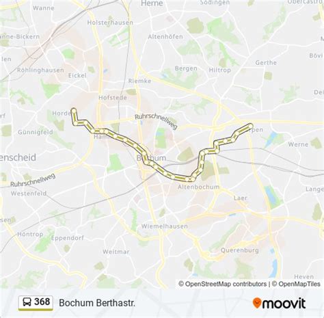 368 Route Fahrpläne, Haltestellen & Karten Bochum Rathaus