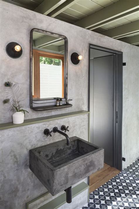 84 stylish ways to use concrete in your bathroom digsdigs