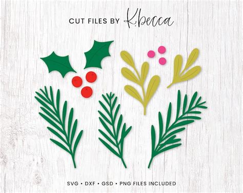 Download 37+ Christmas Greenery Svg
 Pics Commercial Use