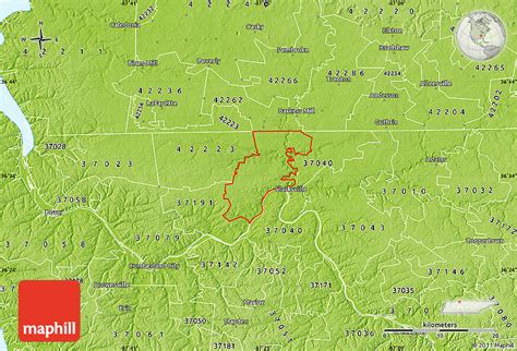 37042 Zip Code Map