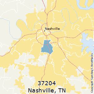 37204 Zip Code Map