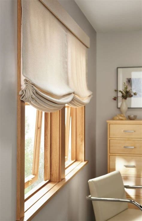 Example of a Roman Shades Outside Mount Dining Room Contemporary With