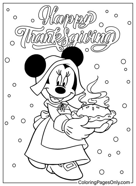 Download 38+ Disney Thanksgiving Printable Coloring Pages
 Images Files