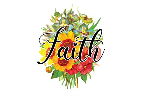 Download 38+ Faith Floral Sublimation Design
 Pictures Cut Files