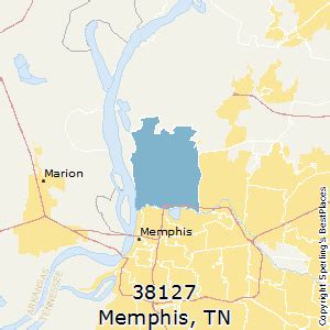 38127 Zip Code Map