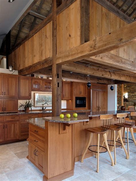 Build kitchens that overflow with rustic style by repurposing materials