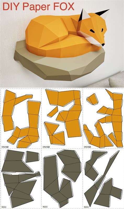 3D Paper Template