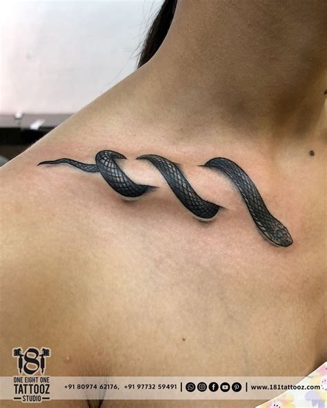50 3D Snake Tattoo Designs For Men Reptile Ink Ideas