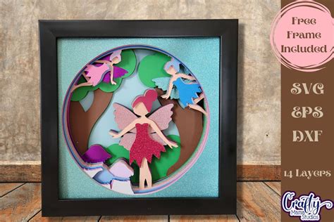 Download 3D Layered Fairy SVG File - SVG Design Files