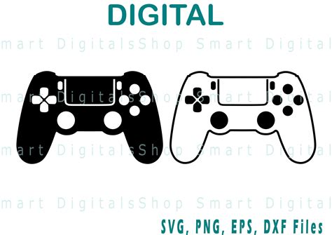 Download 3D Layered Game Controller SVG File - SVG Design Silhouette For Crafts