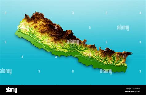 Nepal map hires stock photography and images Alamy