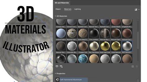 3D Materials in Illustrator