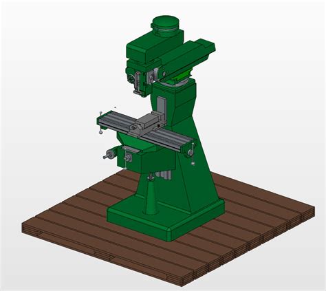 3D Milling Machine Head CAD